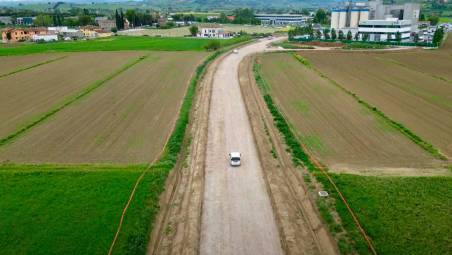 La bretella collegherà la rotatoria sulla via Emilia fino all’innesto con la rotatoria Sp33 di Gatteo