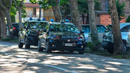 I carabinieri arrivati sul posto dopo l’aggressione (Fiorentini)