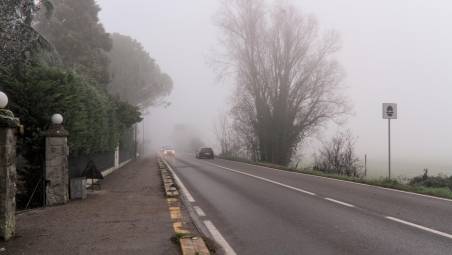 Via Reale a Mezzano, dove sorgeva l’autovelox
