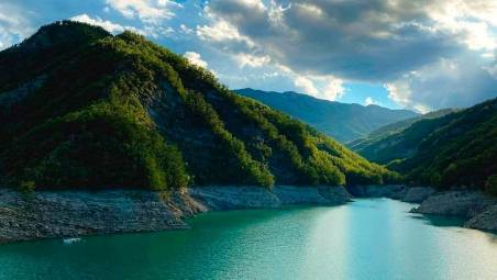 L’invaso della diga di Ridracoli