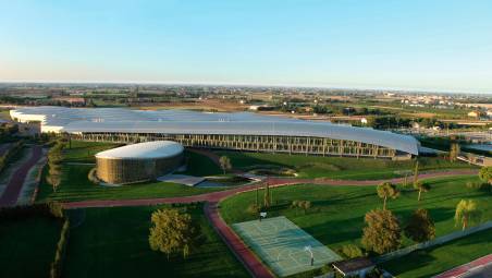 La sede della Technogym vista dal drone