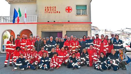 I volontari della Croce Rossa