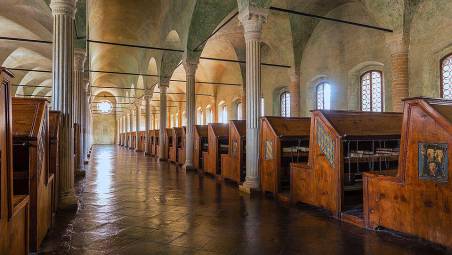 Cesena, l’anniversario dimenticato: la Malatestiana antica fu restituita al suo splendore un secolo fa