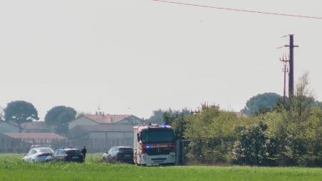 Il luogo dell’incidente di questa mattina (foto Fiorentini)
