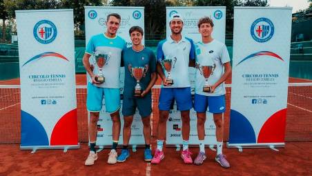 Tennis, Bilardo sconfitto in finale nel doppio al Future di Reggio Emilia