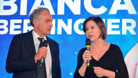 Massimo Giletti e Bianca Berlinguer in una delle passate edizioni del premio