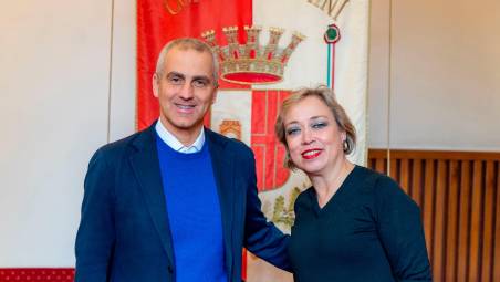 L’assessora Ridolfi con il sindaco Sadegholvaad