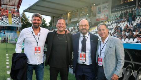 Da sinistra Fabio Artico, Mike Melby, Corrardo Di Taranto e Michael Aiello