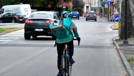 Rider al lavoro (Foto di repertorio)
