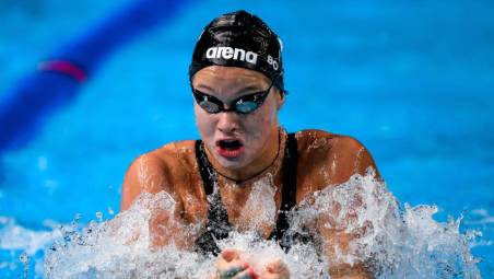 Anita Bottazzo durante la semifinale ai Mondiali foto DeepBlueMedia