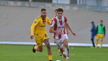 Andrea Franzolini ha firmato il gol biancorosso - foto Fabio Blaco