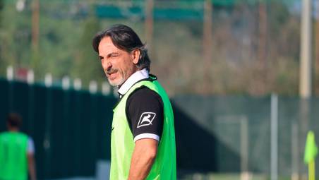 Stefano Protti ha guidato la Sammaurese alla salvezza ai play-out (foto Gianmaria Zanotti)