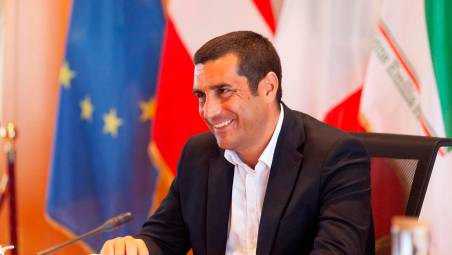 Il presidente della regione Michele De Pascale