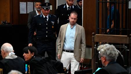 Luca Spada, il 27enne ex autista soccorritore della Croce Rossa di Forlimpopoli-Bertinoro accusato di omicidio per il decesso di Deanna Mambelli (Blaco)