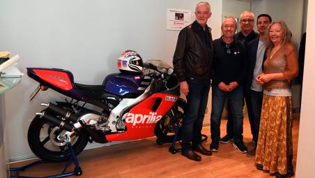 L’Aprilia di Reggiani battuta all’asta