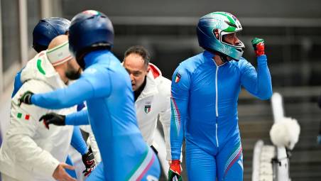 Bilotti esultante agli ultimi Giochi