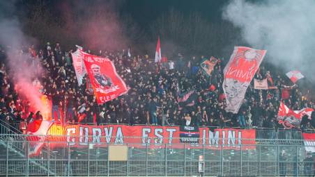 Un’immagine della curva Est (foto TOMMASO MOROSETTI)