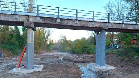 Meldola, lavori post alluvione: interventi su due ponti sul torrente Voltre