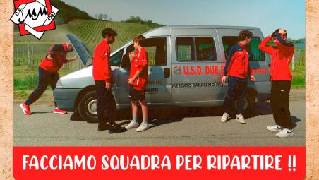 La cartolina della raccolta fondi lanciata dalla Usd Due Emme su ginger.it