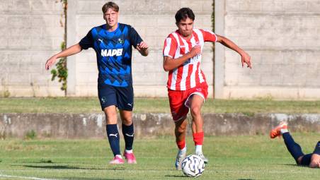 Valentino Coveri in maglia biancorossa nella scorsa stagione (Blaco)
