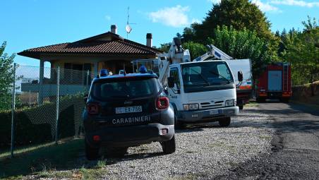 La villetta dove è avvenuto l’incendio (foto Fabio Blaco)
