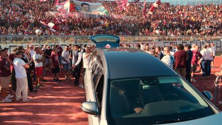 L’omaggio a Igor Protti allo stadio Picchi di Livorno