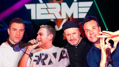 I deejay alla consolle del Terme Club