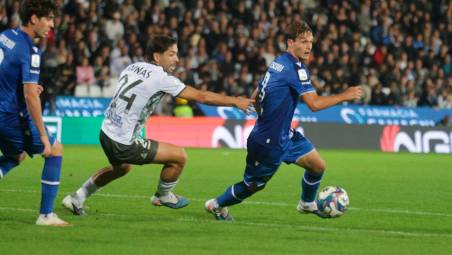 Matteo Francesconi contro Dimitrios Sounas (foto Gianmaria Zanotti)