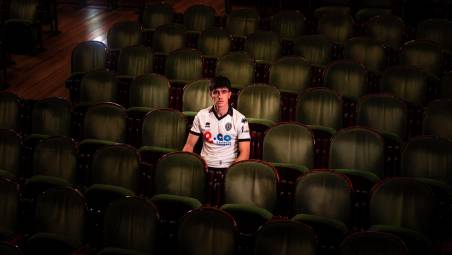 Tommaso Corazza al Teatro Bonci (foto Cesena Fc)