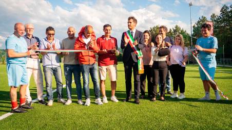 Cesena, inaugurato il nuovo campo da calcio di Villarco