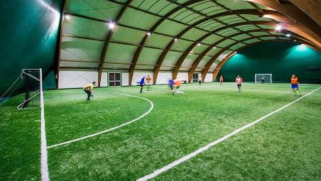 Un campo di calcio a 5