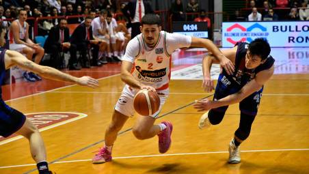 Matteo Parravicini durante Unieuro-Sebastiani della stagione regolare (Blaco)