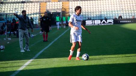 Andrea Ciofi durante Modena-Cesena (foto Luigi Rega)