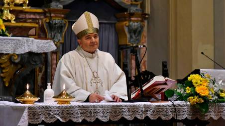 Il vescovo Livio Corazza