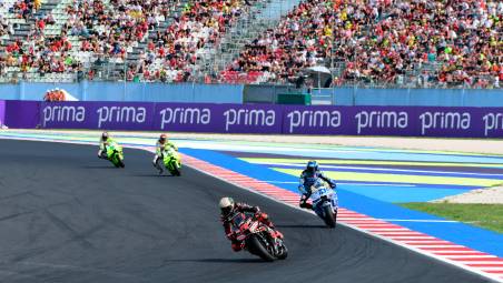 Un momento dell’avvincente Sprint Race di oggi (Fini)