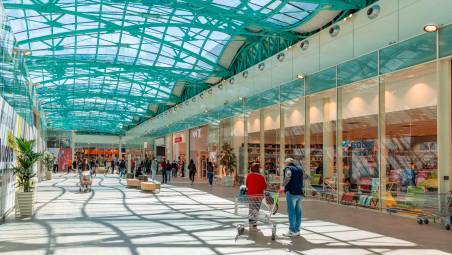 Il centro commerciale Montefiore