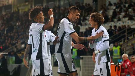 Jalen Blesa, Giovanni Zaro e Riccardo Ciervo sono i tre nuovi arrivati ad essere partiti titolari in tutte le 7 partite di campionato (foto Zanotti)