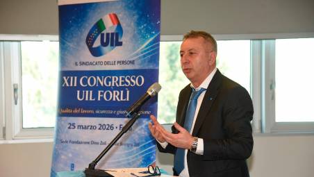 Enrico Imolesi, segretario generale Uil Forlì