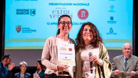 La premiazione di Francesca Casadei della Tenuta San Giuseppe