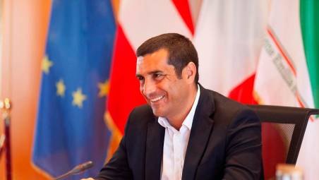 Il presidente della Regione Emilia-Romagna Michele De Pascale