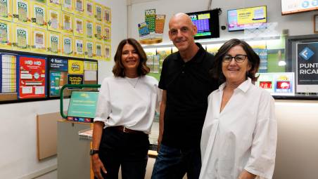 Da sinistra: Marina Gaspari, Riccardo Saglietti e Manuela Gaspari