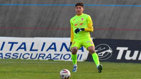 Luca Martelli ha difeso la porta del Forlì in 35 partite del campionato di Serie D (foto Fabio Blaco)