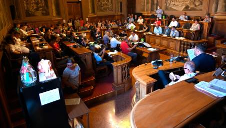 Il consiglio comunale in una foto di repertorio