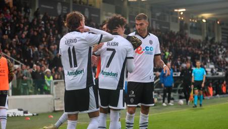 Riccardo Ciervo, Jalen Blesa e Giovanni Zaro sono tre dei nuovi acquisti bianconeri ad essere andati in gol (foto Gianmaria Zanotti)