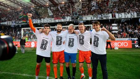 Da sinistra Alessandro Siano, Matteo Pisseri, Antonello Degiorgi, Jonathan Klinsmann e Giulio Veliaj
