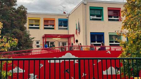 La scuola “Munari” a S.Egidio, una delle primarie che apriranno le porte dal 29 agosto