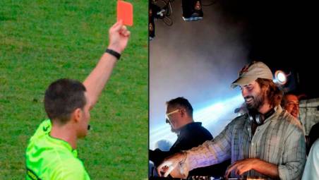 Nicola Boccia (a destra) era stato espulso nel finale di Torresavio-Artusianna in Terza Categoria