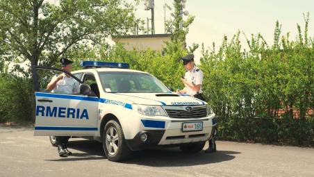 Una pattuglia della Gendarmeria