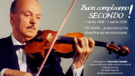 Savignano, concerto all’aperto per i 120 anni dalla nascita di Secondo Casadei