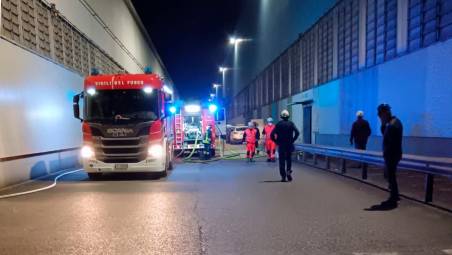L’intervento dei vigili del fuoco